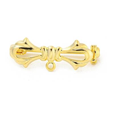 Bowknot Rack Plating Brass Brooches Findings