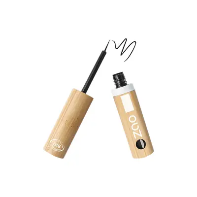 Zao Make Up Eyeliner Brush, 070 Intense Black (4.50 G)