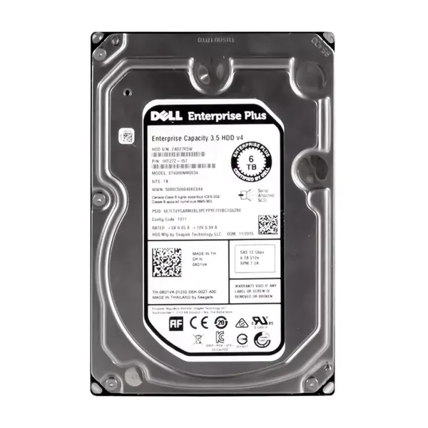 08D1V4 Dell 6TB 12Gb/s SAS 7200 3.5-Inch Hard Drive