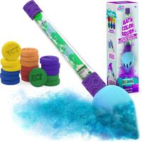 Bath Color Brush Kids Bath Bomb Set – Use Brush to Paint Bathtub Water with Vibrant, Fizzing Colors – Creative, Mess-Free...