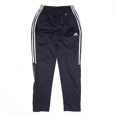 ADIDAS Martial Arts Track Pants Blue Straight Mens S W24 L29