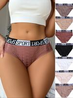 Women's Solid Color Tape Waist Panty, Soft Comfy Breathable Knicker for Daily Wear, Clothing, Underwear for All Seasons,  Lin...