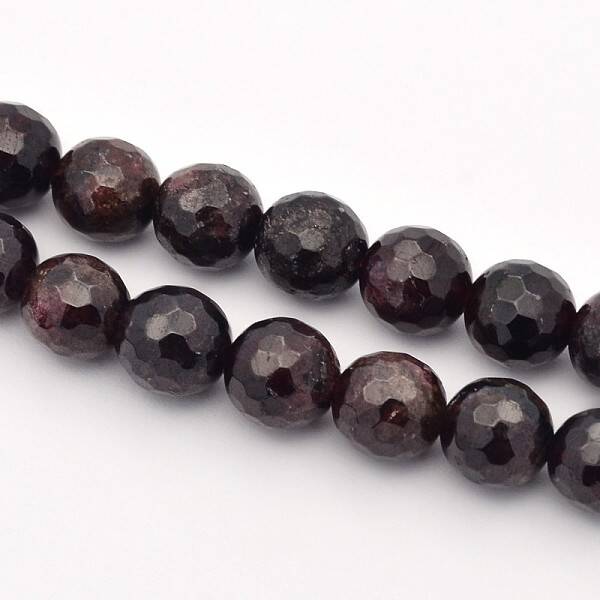 Natural Garnet Beads Strands