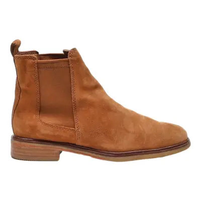 CLARKS Chelsea Boots Brown Leather Womens UK 5