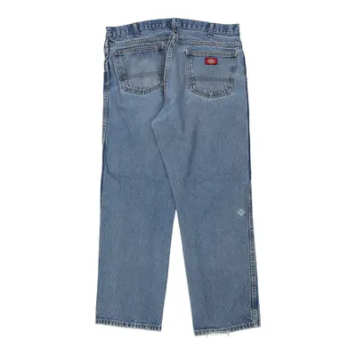 Dickies Carpenter Trousers - 37W 31L Light Wash Cotton