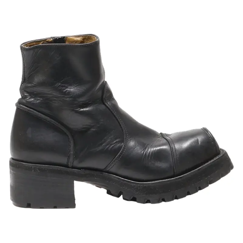 SENDRA Ankle Boots Black Leather Womens UK 7