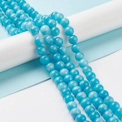 Natural Mashan Jade Round Beads Strands