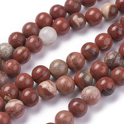 Natural Red Jasper Beads Strands