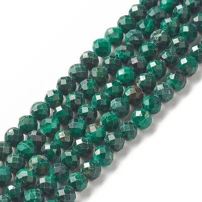 Natural Malachite Beads Strands