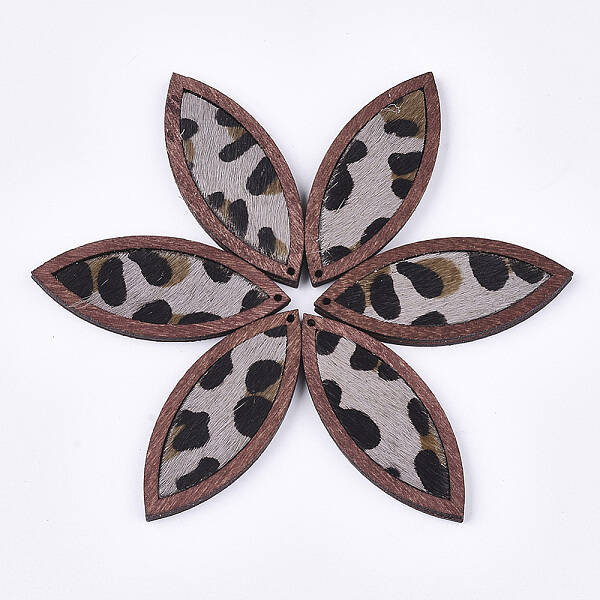 Eco-Friendly Cowhide Leather Big Pendants