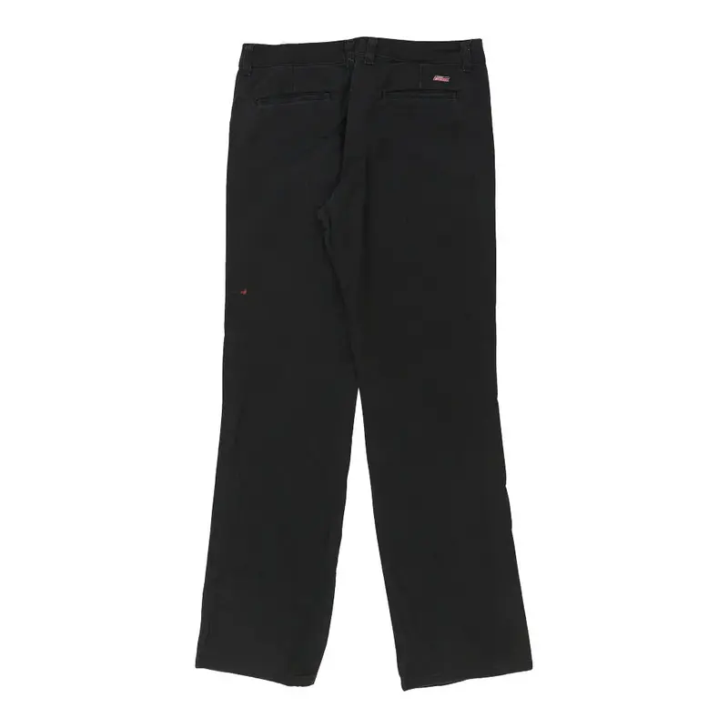 Dickies Trousers - 30W 31L Black Cotton Blend