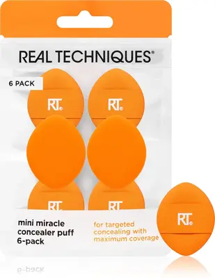 Real Techniques Mini Miracle Concealer Puff 6 Pack
