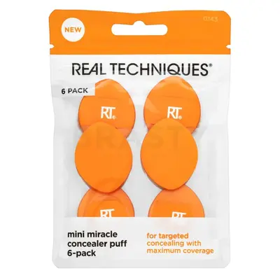 Real Techniques Mini Miracle Concealer Puff confezione da 6