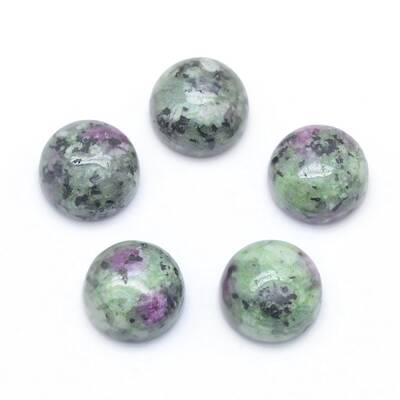 Natural Ruby in Zoisite Cabochons