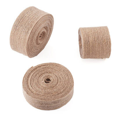 3 Rolls 3 Styles Burlap Ribbon