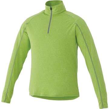 12 Promotional Men's TAZA Performance Knit Quarter Zip with Thumb ...
