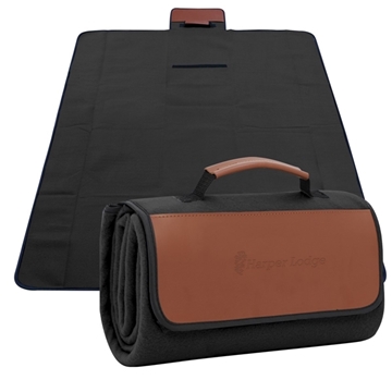 10 Customized Premium Roll-Up Picnic Blanket - Water Resistant & ...
