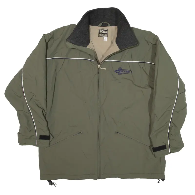 PLUSMINUS Fleece Lined Jacket Green Mens S