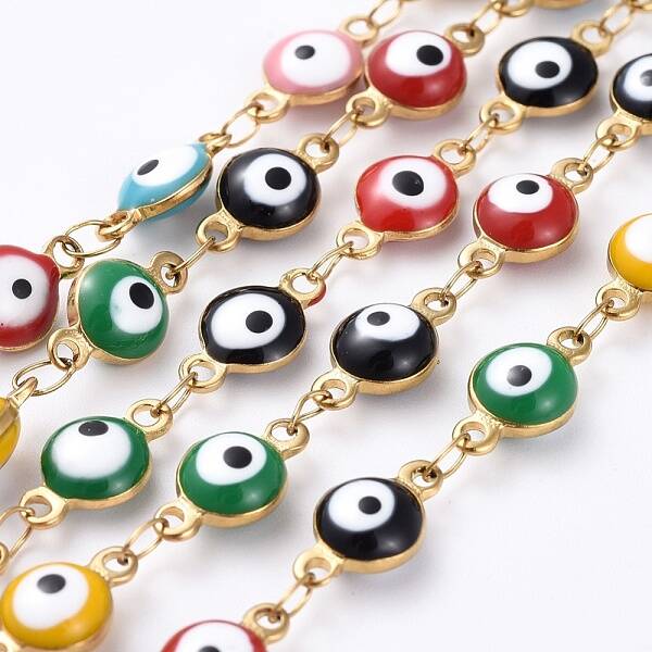 Handmade 304 Stainless Steel Enamel Chains