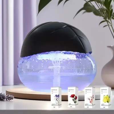 BANDESUN Air Purifiers, Water Filter Air Purifier for Home, Essential Oil Aroma Diffuser with LED Lights, Air Purifier for Ho...