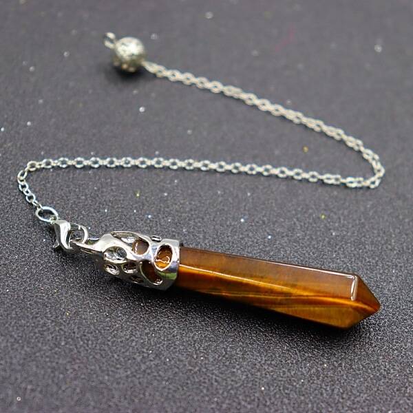 Natural Tiger Eye Dowsing Pendulums