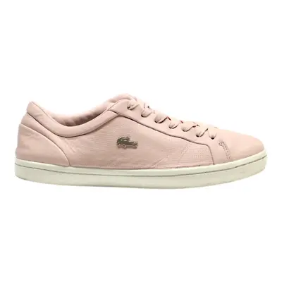 LACOSTE Sneaker Trainers Pink Leather Womens UK 6.5