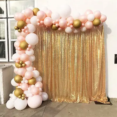 Golden Shimmery Sequin Fabric Photography Backdrop - Aperturee