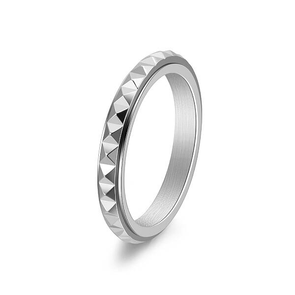 Rotatable Version Korean StyleRotatable Stainless Steel Finger Ring for Men