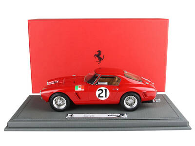 Ferrari 250 SWB #21 Beurlys (Jean Blaton) - Lucien Bianchi 24 Hours of Le Mans (1960) with DISPLAY CASE Limited Edition to 20...