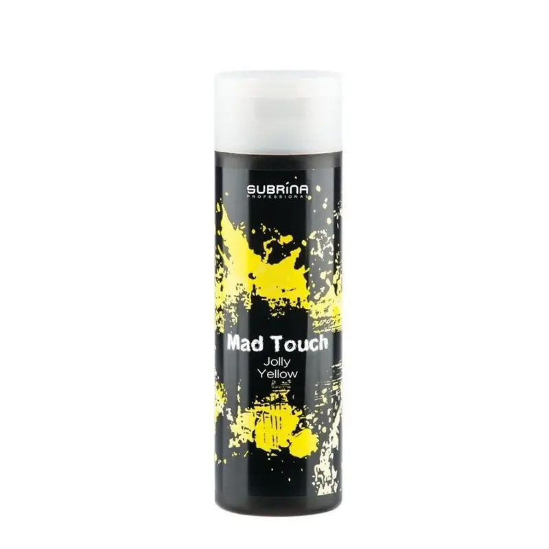 Subrina Professional Mad Touch Hair Color Gel for Direct Colouring Jolly Yellow 200 ml