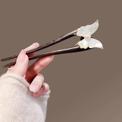 Blackwood Butterfly Hair Forks