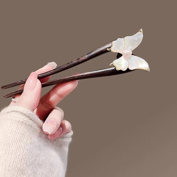 Blackwood Butterfly Hair Forks