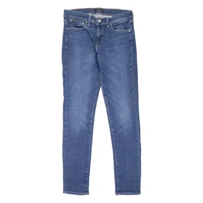 POLO RALPH LAUREN Tompkins Womens Jeans Blue Slim Skinny Stone Wash W28 L29