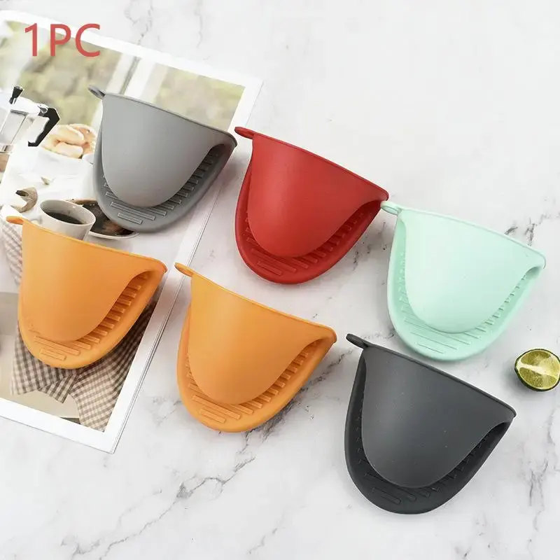 Random Color Silicone Oven Mitts, Heat Resistant Oven Gloves, Non-slip Oven Mitts, Thick Kitchen Accessories