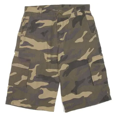 Mens Cargo Shorts Green Camouflage M W34