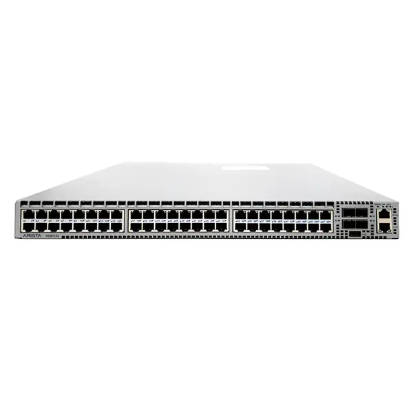 DCS-7050T-52-F Arista 7050 48x RJ45 (1/10GBASE-T) and 4x SFP+ Switch Front-to-rear Airflow 2x AC Power Supplies