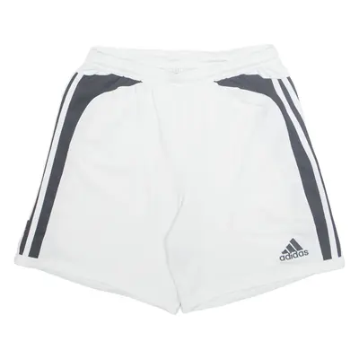 ADIDAS Mens Sports Shorts White S W28