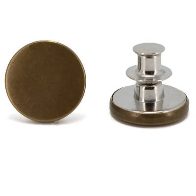 Alloy Button Pins for Jeans