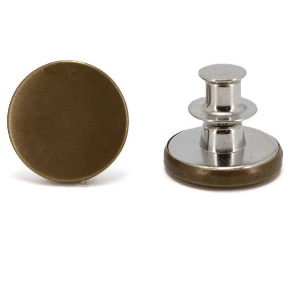 Alloy Button Pins for Jeans