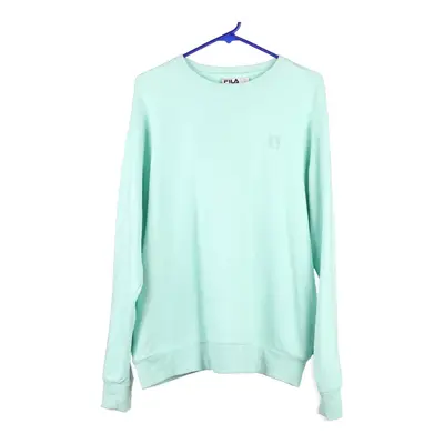 Fila Sweatshirt - 2XL Blue Cotton Blend