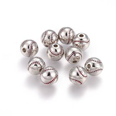 Brass Enamel Beads