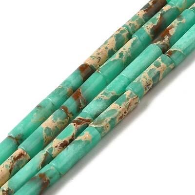 Synthetic Imperial Jasper Dyed Beads Strands