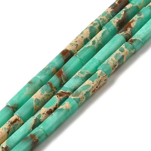 Synthetic Imperial Jasper Dyed Beads Strands
