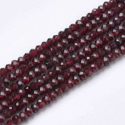 Natural Garnet Beads Strands