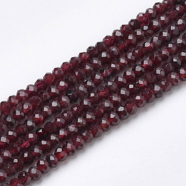 Natural Garnet Beads Strands
