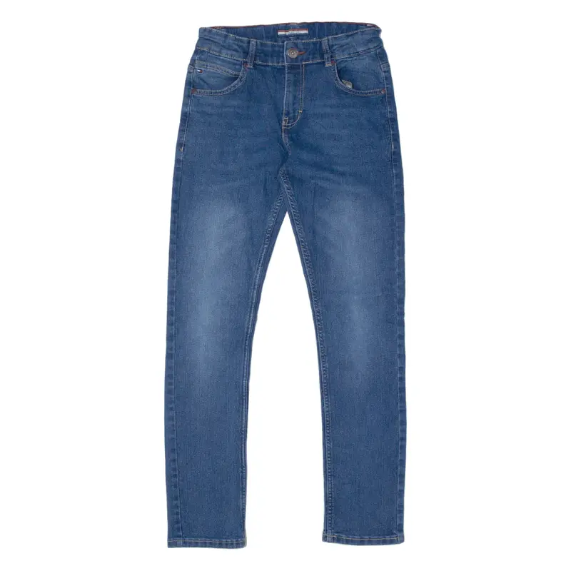 TOMMY HILFIGER Jeans Blue Denim Slim Skinny Stone Wash Girls W28 L29