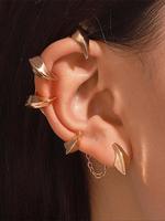 Punk Style Demon Claw Ear Wrap,  Fashionable Gothic Earrings for Women & Men, Fashion Jewelry for Party, Daily Clothing Decor...