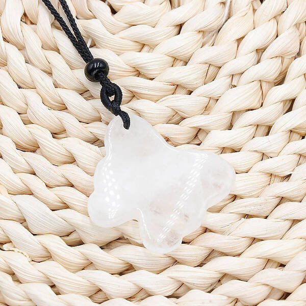 Natural Quartz Crystal Pendants