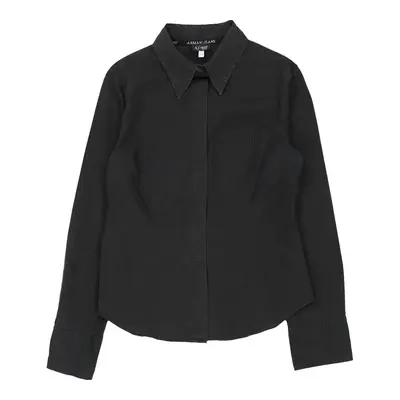 Armani Jeans Shirt - Large Black Cotton | Size: large