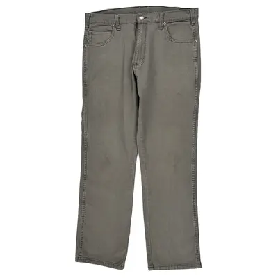 Dickies Slim Fit Trousers - 32W 29L Grey Cotton